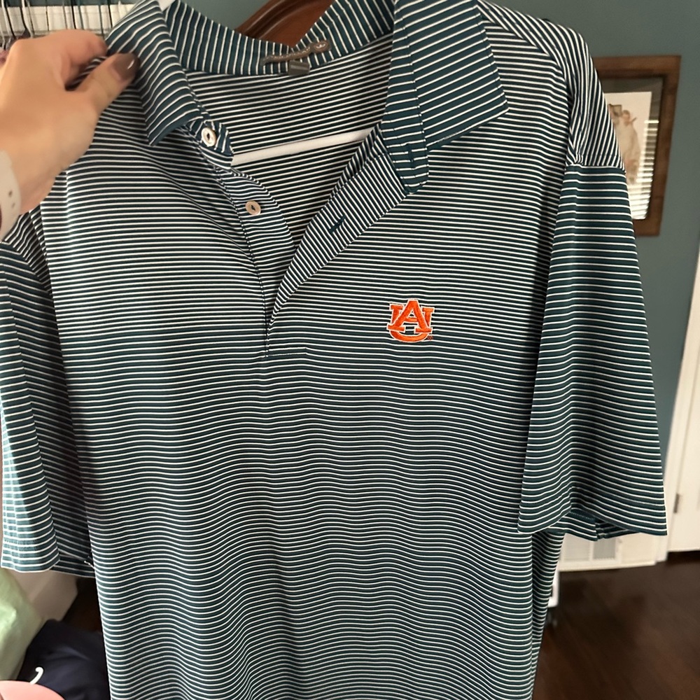 Men’s Peter millar auburn shirt large
